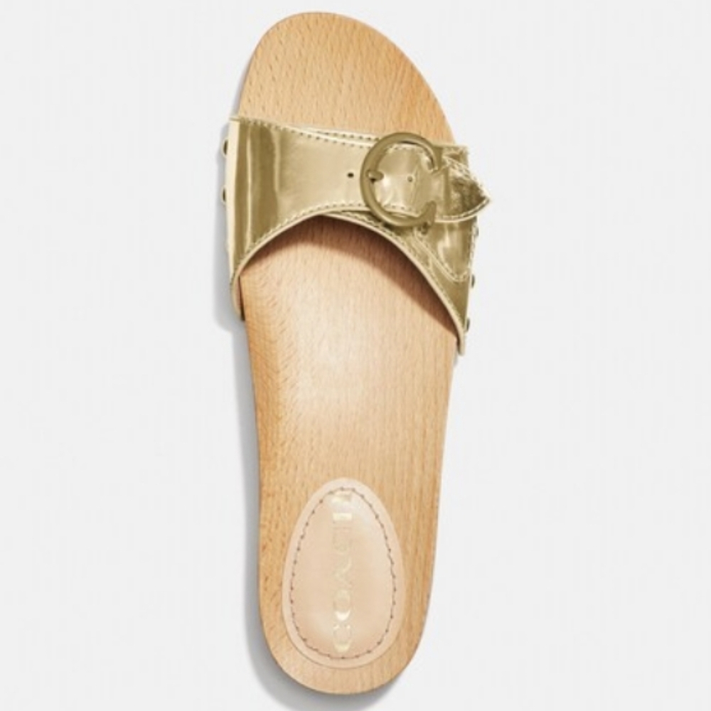 Coach gold Bleeker Metallic San